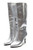 Modatope Tall Women's Boots, Silver, Size 9