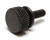 6-32 X 3/8" Knurled Thumb Screws, Black, 25pcs