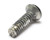 RPP Devices 6-32 X 1/2" Wall Plate Screw, Oval Head, Black, 100pcs