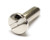 RPP Devices 6-32 X 1/2" Wall Plate Screw, Oval Head, Stainless Steel, 100pcs