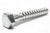 3/8" x 2.5" Zinc Plated Lag Bolt w/ Shank, 50pcs