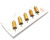 Dale RH-25 850 Ohm 25W 1% Wirewound Resistor, 5pcs Dale RH-25 850 Ohm 25W 1% Wirewound Resistor, 5pcs