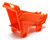 Hot Wheels Colossal Crash Replacement Left Orange Catch Ramp