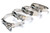 T-CLAMP-92-100 Stainless Steel T-Clamps, 3.5", 4pk