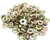 6-32 Zinc Plated Steel Hex Nuts, 100pcs