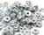 6-32 Zinc Plated Steel Hex Nuts w/ Flange, 100pcs 6-32 Zinc Plated Steel Hex Nuts w/ Flange, 100pcs