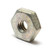 6-32 Galvanized Steel Hex Nuts, 50pcs