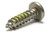 #6 x 1/2" Phillips Pan Head Sheet Metal Threadlocker Screws, 100pcs