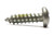 #6 x 1/2" Phillips Pan Head Sheet Metal Threadlocker Screws, 100pcs