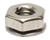 #10-32 Stainless Steel Flange Nuts, 100pcs