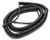 Alpha Wire 740/3 23AWG 2-Conductor PVC Coiled Retractile Cord, 3-12ft