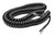 Alpha Wire 706/3 23AWG 6-Conductor PVC Coiled Retractile Cord, 4-12ft