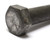 1/2"-13 x 3-1/2" Blackened Steel Hex Bolts, 4pcs