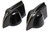 DakaWare Chicken Head Knob, 1/4" Shaft, Black, 2pcs