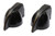 DakaWare Rounded Chicken Head Knob, 1/4" Shaft, Black, 2pc