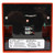 Wheelock AS-24MCW-FR 24VDC Wall Mounted Strobe/Siren, Red Wheelock AS-24MCW-FR 24VDC Wall Mounted Strobe/Siren, Red