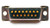 ITT Cannon DAM-15S 15 Position D-Sub Receptacle ITT Cannon DAM-15S 15 Position D-Sub Receptacle