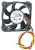 12VDC, 2" (50mm) Square x 3/8" (10.5mm) T&T Box Fan