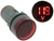 Panel Voltmeter 50-500VAC, Red