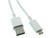 USB Cable, Type A Male to Micro B Male 30" White USB Cable, Type A Male to Micro B Male 30" White