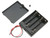 Battery Box, With Cover & Switch, Holds 4 "AAA" Cells