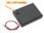 Battery Box, With Cover & Switch, Holds 4 "AAA" Cells