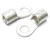 1/0 Gauge Non-Insulated 3/8 Inch Ring Terminal, 2 Piece 1/0 Gauge Non-Insulated 3/8 Inch Ring Terminal, 2 Piece
