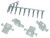 Pack of 4 - Connector, 3 Pin Female Housing, Keyed, 5.03mm Pitch