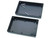 4-7/8" x 3-1/8" x 1-1/4" Clamshell Plastic Box - Black 4-7/8" x 3-1/8" x 1-1/4" Clamshell Plastic Box - Black