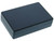 4-7/8" x 3-1/8" x 1-1/4" Clamshell Plastic Box - Black