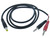 Test Leads, 1m Banana to 5.5/2.5mm Coaxial Power Plug Test Leads, 1m Banana to 5.5/2.5mm Coaxial Power Plug