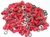 Ring Terminal, Red for 18-22AWG, #8 Stud, 100Pcs.