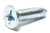 1416FPF 1/4-20 x 1" Phillips Flat Head Thread Cutting Screw, 50pk