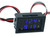 Mini Panel Meter Blue LED Display 0 to 99.9 Volts & 10 Amps DC