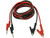 Set of 2 - Test Leads 2 meter Silicone Ins, Red & Black Pair