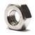 1/4"-20 Stainless Steel Hex Nuts, 25pk