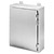 Hoffman A20H2008SSLP Wallmount Hinged Type 4X Enclosure, 20" X 20" X 8"