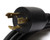 Tripp-Lite P040-010 C19 to NEMA L6-20 Heavy-Duty Power Cord, 20A, 250V, 10ft, Black