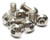 Wurth 3/8"-16 x 1/2" Button Socket Cap Stainless Steel Screw, 10pc