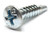 Strong Point O86 #8-18 x 3/4" Phillips Oval Head Self Drilling Screws, 500pc