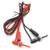 EZ Hook Clip to Straight Banana Plug Test Lead Set