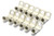 Burndy YAV2CRS Uninsulated Right Angle Ring Lug, 3/8" Stud, 12pcs