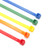 Cable Zip Tie Wraps, 50 pc Color Assortment