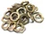 3/8-32 Steel Hex Switch Nuts/Panel Nuts, 25pcs