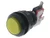 Game Console Switch - SPST-NO, 12VDC LED - Yellow