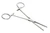 Stainless Steel Self-Locking Straight Forceps, 6-1/4"