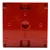 Edwards 74347U Outdoor Rated Surface-Mounted Backbox, Red