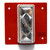 Edwards CS405-8A-T 24V Strobe, Red