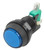 1 Inch Push Button Lighted Game Switch - Blue