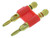 Gold Plated Double Banana Plug Red